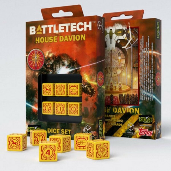 Q-Workshop Battletech House Davion Würfel Set