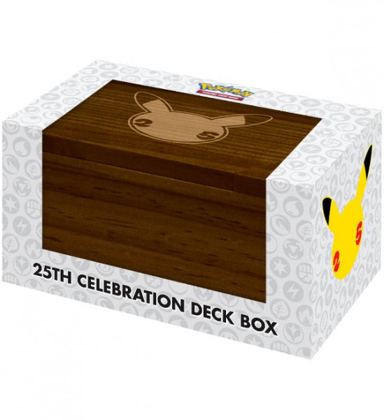Ultra Pro Pokemon 25th Celebration Wood Deck Box