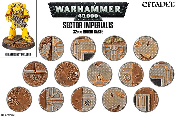Sector Imperialis: Rundbases (32 mm)