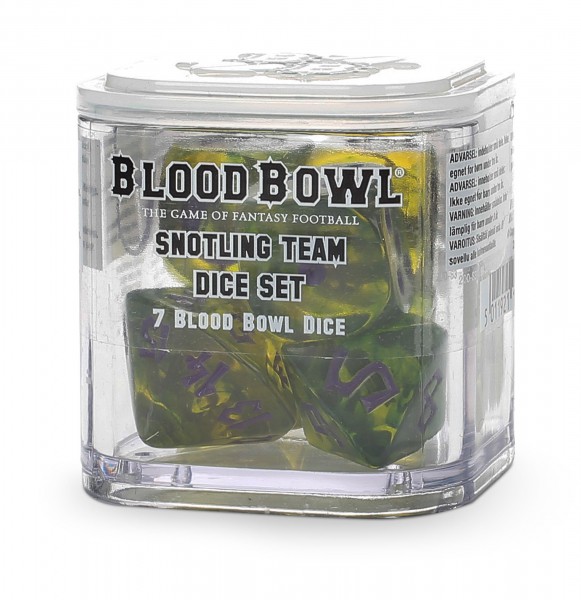 Blood-Bowl-Würfelset für Snotlingteams 