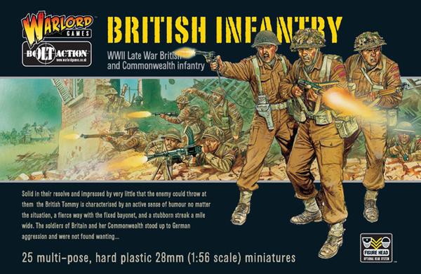 British Infantry plastic boxed set