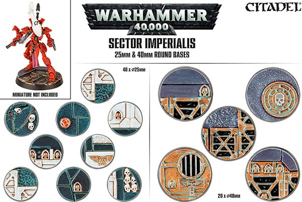 Sector Imperialis: Rundbases (25 & 40 mm)