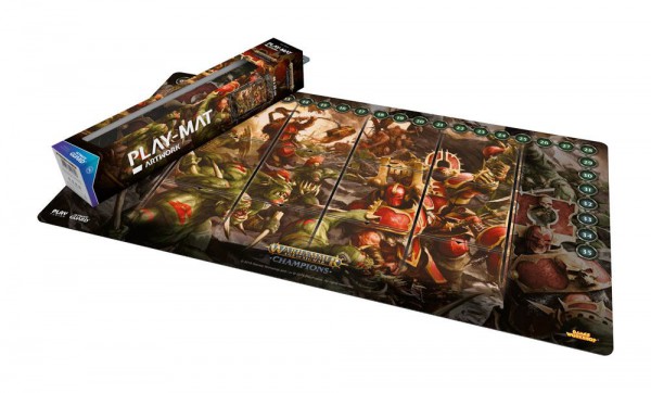 Warhammer Age of Sigmar: Champions Play-Mat Chaos vs. Destruction 64 x 35 cm