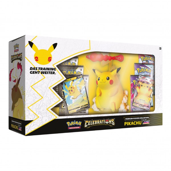 Pokemon 25th Anniversary Celebrations Pikachu VMAX Premium Figuren Kollektion Deutsch