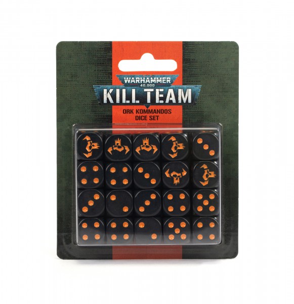 Kill Team: Würfelset der Ork-Kommandos