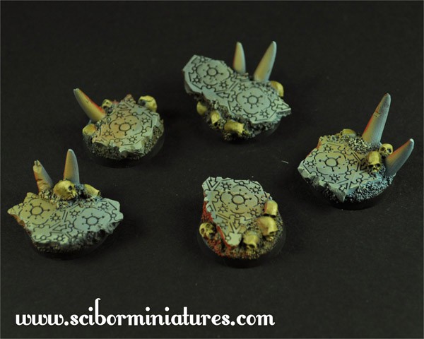 Hell 25mm round bases
